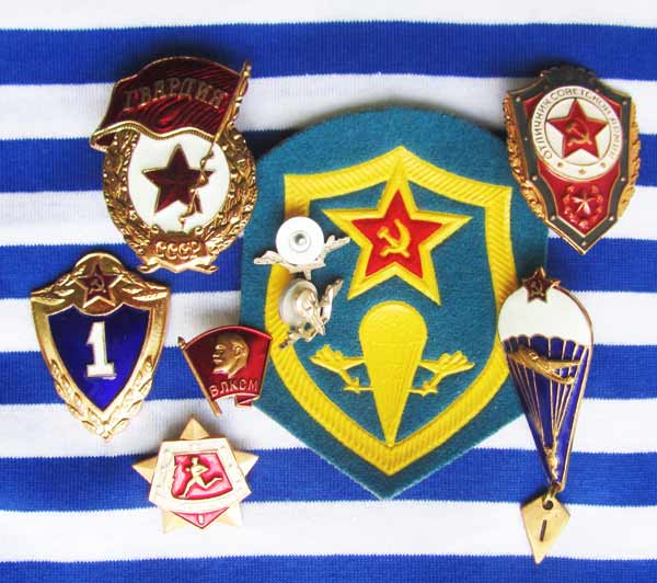 значки десантника СССР вдв шеврон купить