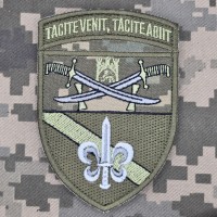 Шеврон 53 окремий розвідувальний батальйон 14 АК піксель