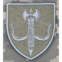 Шеврон військова частина А7177 олива