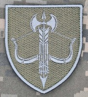 Шеврон військова частина А7177 олива