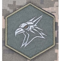 Шеврон 424 окремий батальйон безпілотних систем SVAROG олива