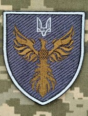 Шеврон вч А4065 сірий