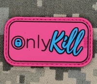 PVC патч OnlyKill Pink