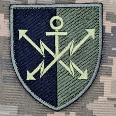 Купить Шеврон 43 окремий зв'язку та радіотехнічного забезпечення олива в интернет-магазине Каптерка в Киеве и Украине