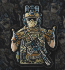 Купить PVC патч Tactical Shaka в интернет-магазине Каптерка в Киеве и Украине