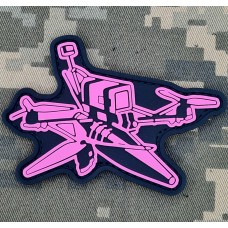 PVC патч FPV Drone Pink