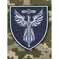 Шеврон ДНДІ ВС ОВТ сірий