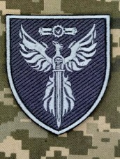 Шеврон ДНДІ ВС ОВТ сірий