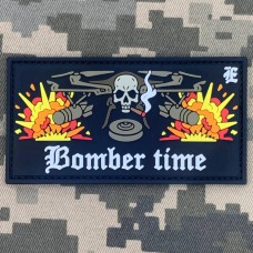PVC нашивка Bomber time