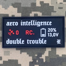 PVC нашивка Double trouble