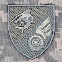 Шеврон 40 ОБрМП батальйон логістики Олива