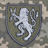 Шеврон 121 окремий полк зв'язку Польовий