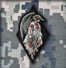 Купить PVC патч Ukrainian tactical angel в интернет-магазине Каптерка в Киеве и Украине