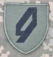 Шеврон 9 армійський корпус олива