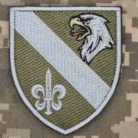 Шеврон 8 окремий розвідувальний батальйон 8 КДШВ олива