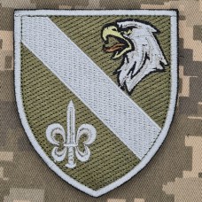 Шеврон 8 окремий розвідувальний батальйон 8 КДШВ олива