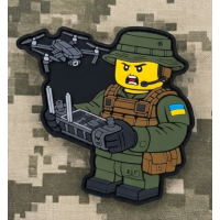 PVC патч Дронщик (лего)