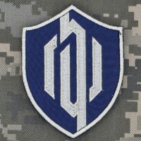 Шеврон 151 Окрема механізована бригада Синій