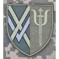 Шеврон Підрозділу психологічної підтримки 15 АК олива