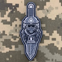 PVC патч Клинок Сучасний воїн