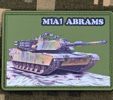 Купить PVC нашивка танк M1A1 Abrams в интернет-магазине Каптерка в Киеве и Украине