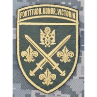 Шеврон 155 ОМБр зелений