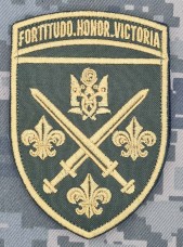 Шеврон 155 ОМБр зелений