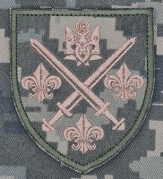 Шеврон 155 ОМБр піксель