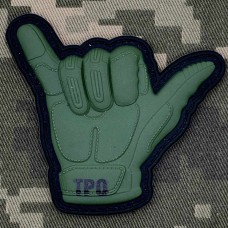 Нашивка Shaka ТРО PVC olive