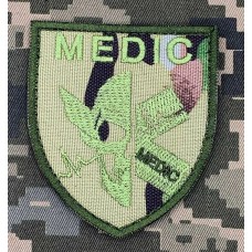 Шеврон Medic Camo Scull