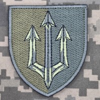 Шеврон 42 ОБрМП олива