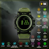 Годинник M-TAC ADVENTURE BLACK/OLIVE
