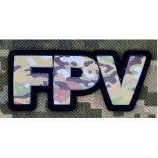 PVC нашивка FPV camo Black