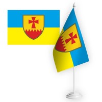 Настільний прапорець 630 Окремий Зенітний Кулеметний батальйон