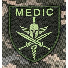 Шеврон Medic olive Spartan