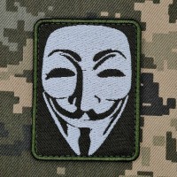 Нашивка ANONYMOUS олива