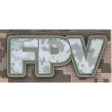 PVC нашивка FPV піксель Olive