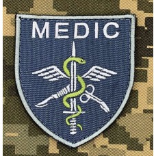 Шеврон Medic Grey