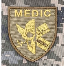 Шеврон Medic Coyote Scull