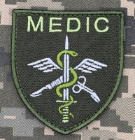 Шеврон Medic olive