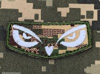 Нашивка очі сови Camo