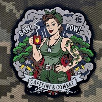 PVC патч Caffeine & Combat 