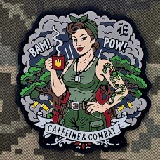 PVC патч Caffeine & Combat 