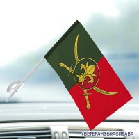 Автомобільний прапорець 129 ОВМБр (2 кольори, знак)