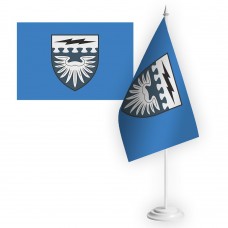 Настільний прапорець 182 ОІТВ синій