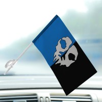 Автомобільний прапорець 40 БрТА Привид Києва