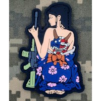 PVC патч 1133 Дівчина з AR