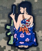 PVC патч 1133 Дівчина з AR