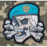 PVC патч Морська Піхота Череп з кістками в береті
