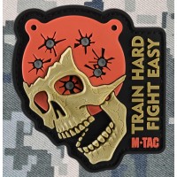 PVC патч Train Hard Fight Easy